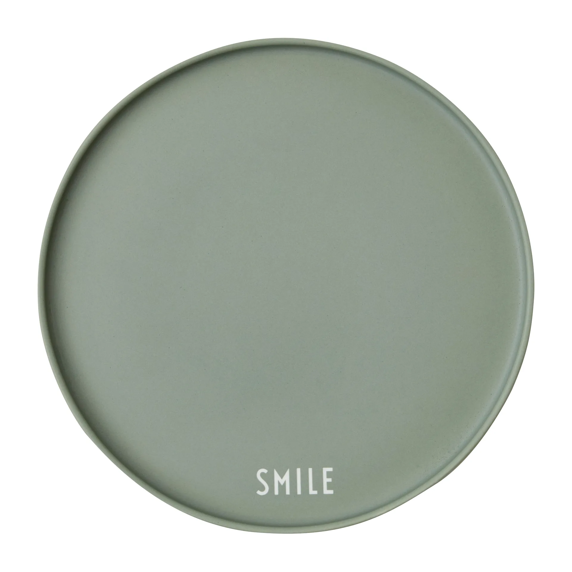 Design Letters suosikkilautanen Ø22 cm, Smile-green Design Letters