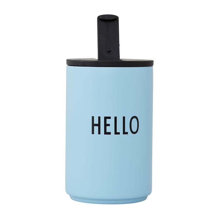 Design Letters termosmuki, Light blue-hello Design Letters