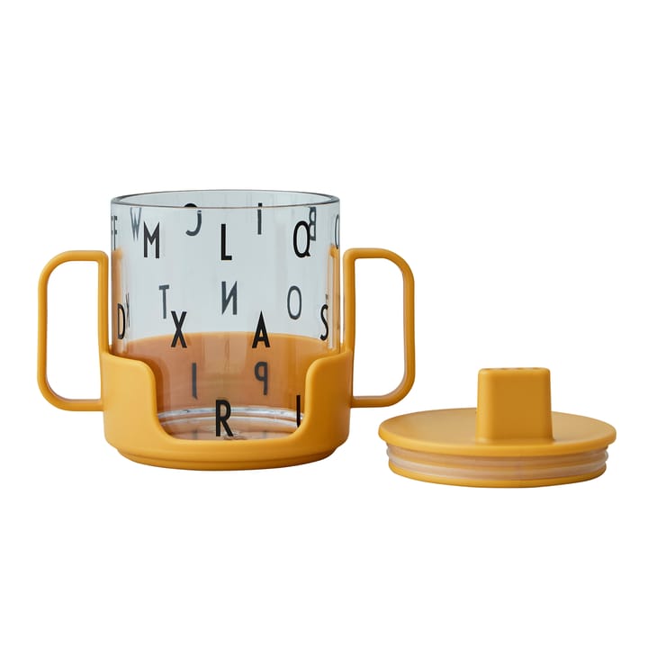 Grow with your cup -kuppi, Mustard Design Letters