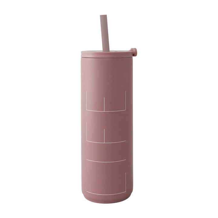 Travel Life -termospullo pillillä 50 cl, Ash rose Design Letters