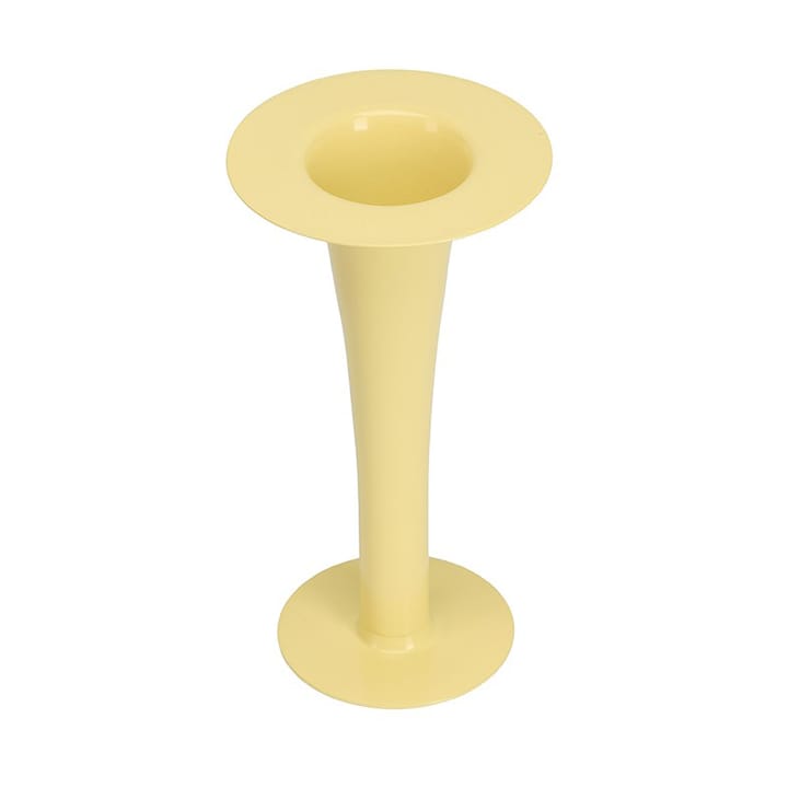 Trumpet 2-in-1 vaasi ja kynttilänjalka 24 cm, Yellow Design Letters