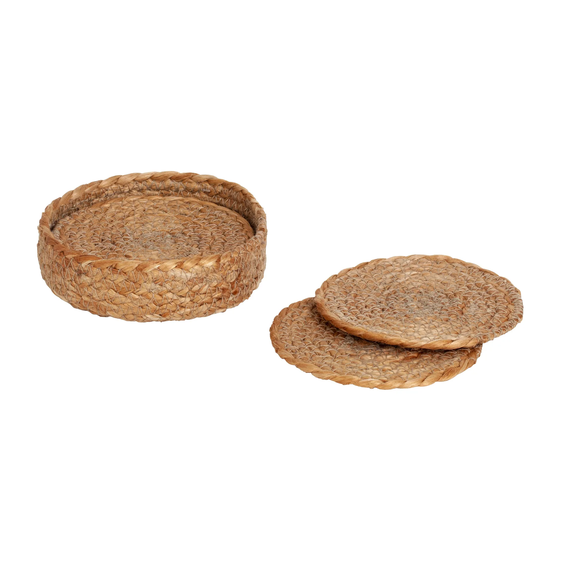 Elin lasinalunen Ø 10,5 cm 6-pakkaus, Luonnonvärinen Dixie