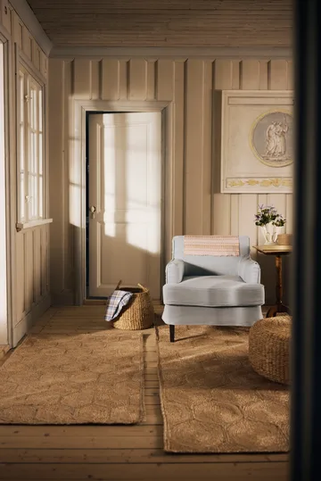 Elin matto - Honey comb natural, 90×150 cm - Dixie