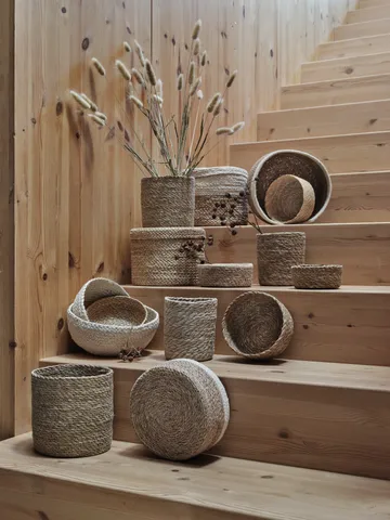 Emil säilytyskori, 3-pakkaus small - Luonnonvärinen - Dixie