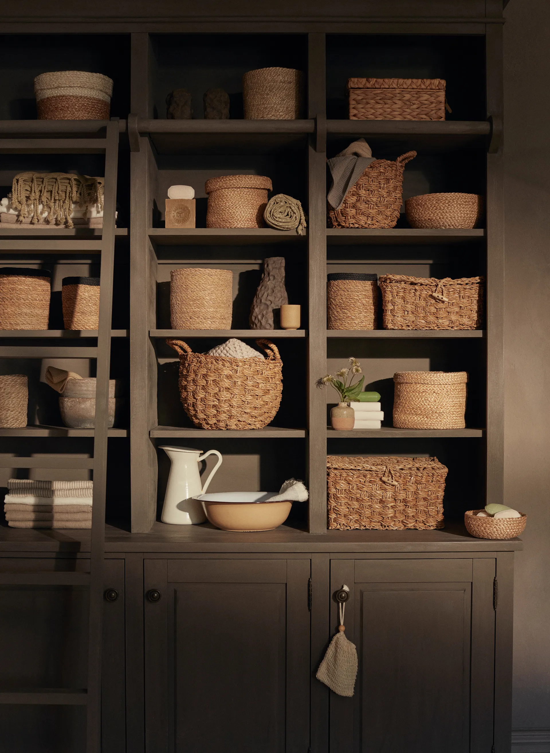 Esther säilytyskori 2-pakkaus, Luonnonvärinen Dixie