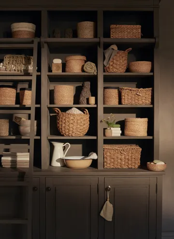 Esther säilytyskori 2-pakkaus - Luonnonvärinen - Dixie