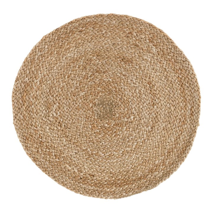 Jute Braided pöytätabletti Ø 38 cm, Luonnonvärinen Dixie