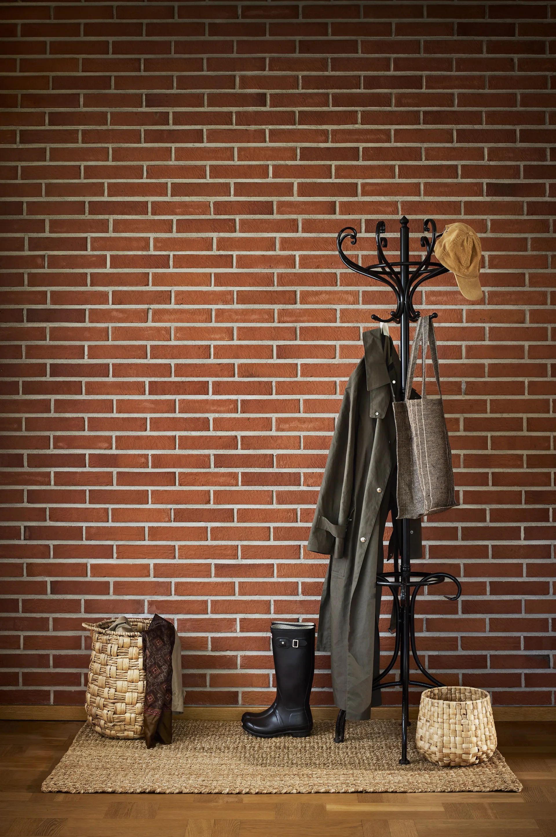 Lily korkea säilytyskori 2 osaa, Natural Dixie