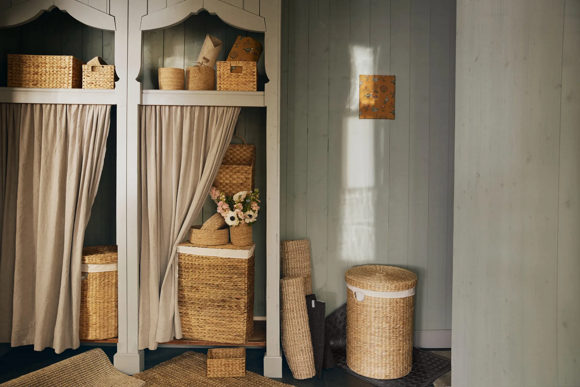 Lily säilytyskori small 3 osaa, Natural Dixie