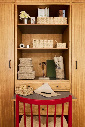 Lily säilytyslaatikko panama 3 osaa - Natural - Dixie