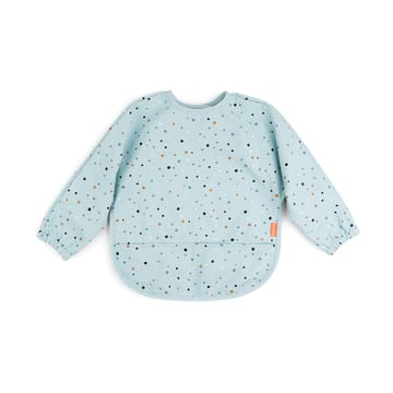 Happy Dots ruokalappu hihalla - Sininen - Done by deer