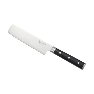 Asama Nakiri vihannesveitsi - Ruostumaton teräs, musta, 31 cm - Dorre