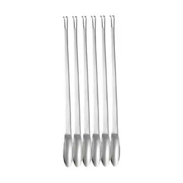 Classic äyriäishaarukka - Ruostumaton teräs, 6-pack, 24,5 cm - Dorre