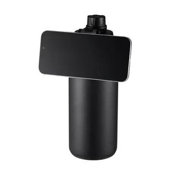 Flory juomapullo kaksiseinämäinen mobiilimagnetti 0,9 L - Musta-lila - Dorre