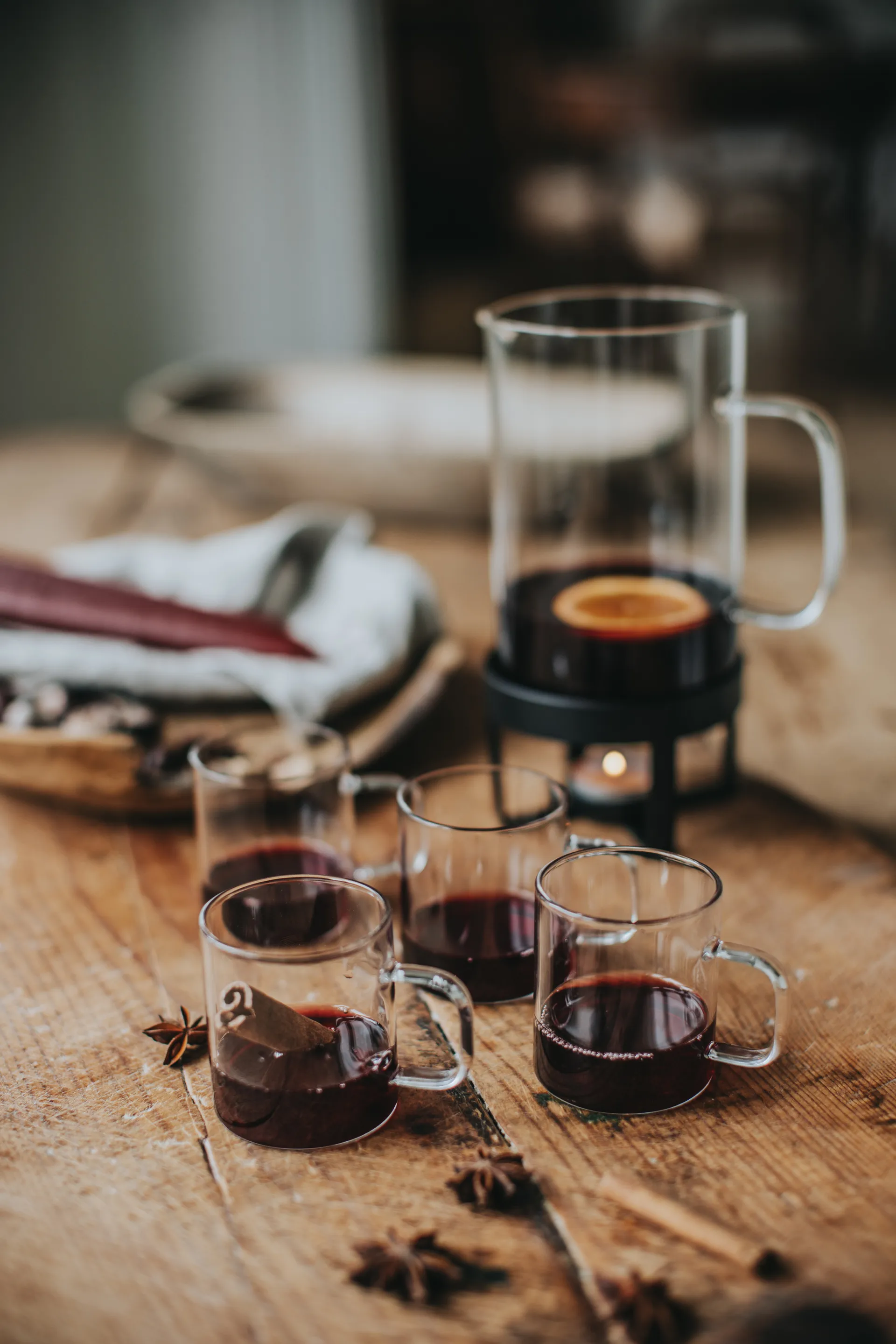 Gerry glögikannu lasi 1,2 L, Musta Dorre