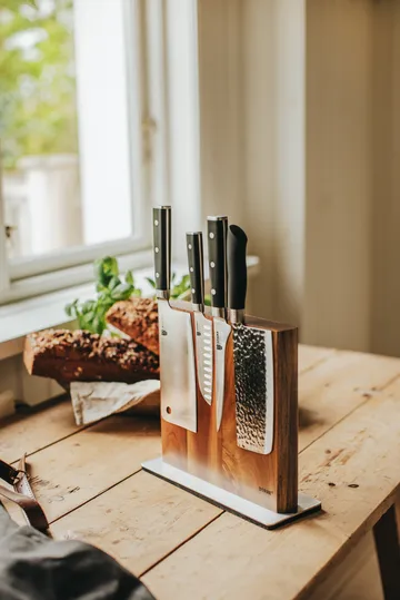 Kira veitsiteline magneettinen - Ruostumaton teräs akasiapuu FSC - Dorre