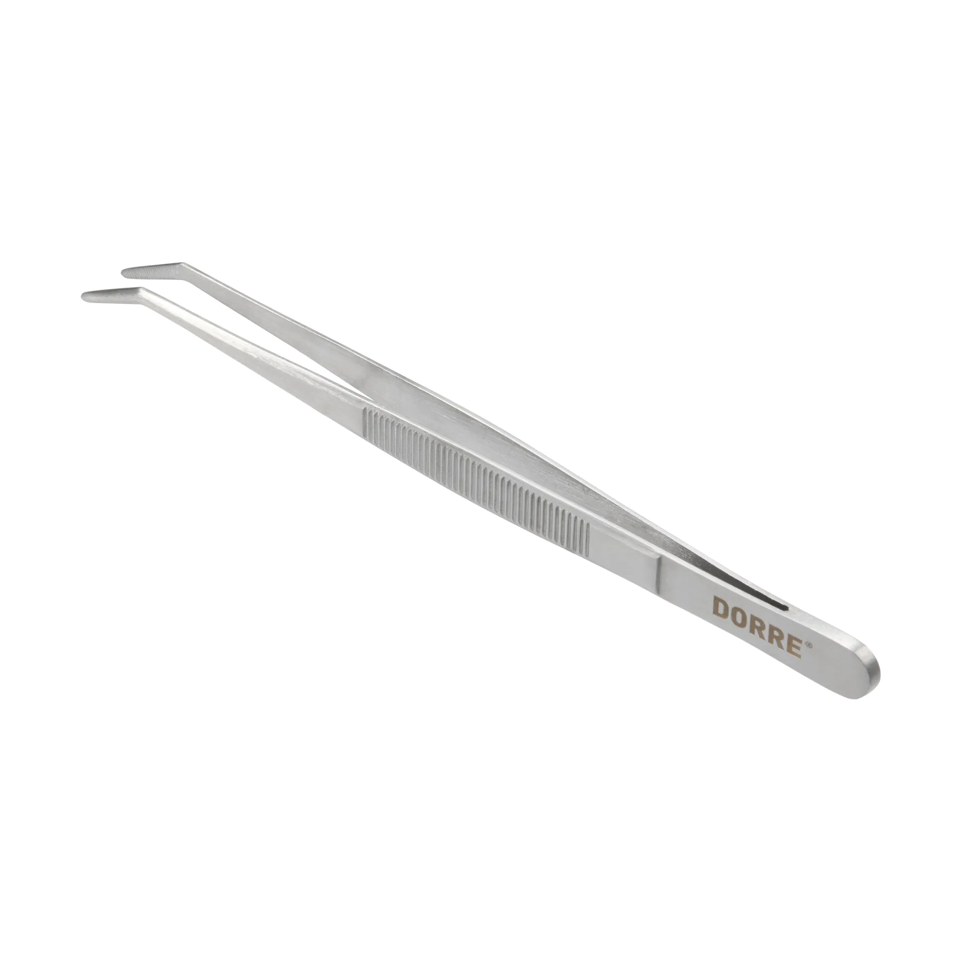 Maci ruokapihdit, Ruostumatonta terästä, kaareva, 16 cm Dorre