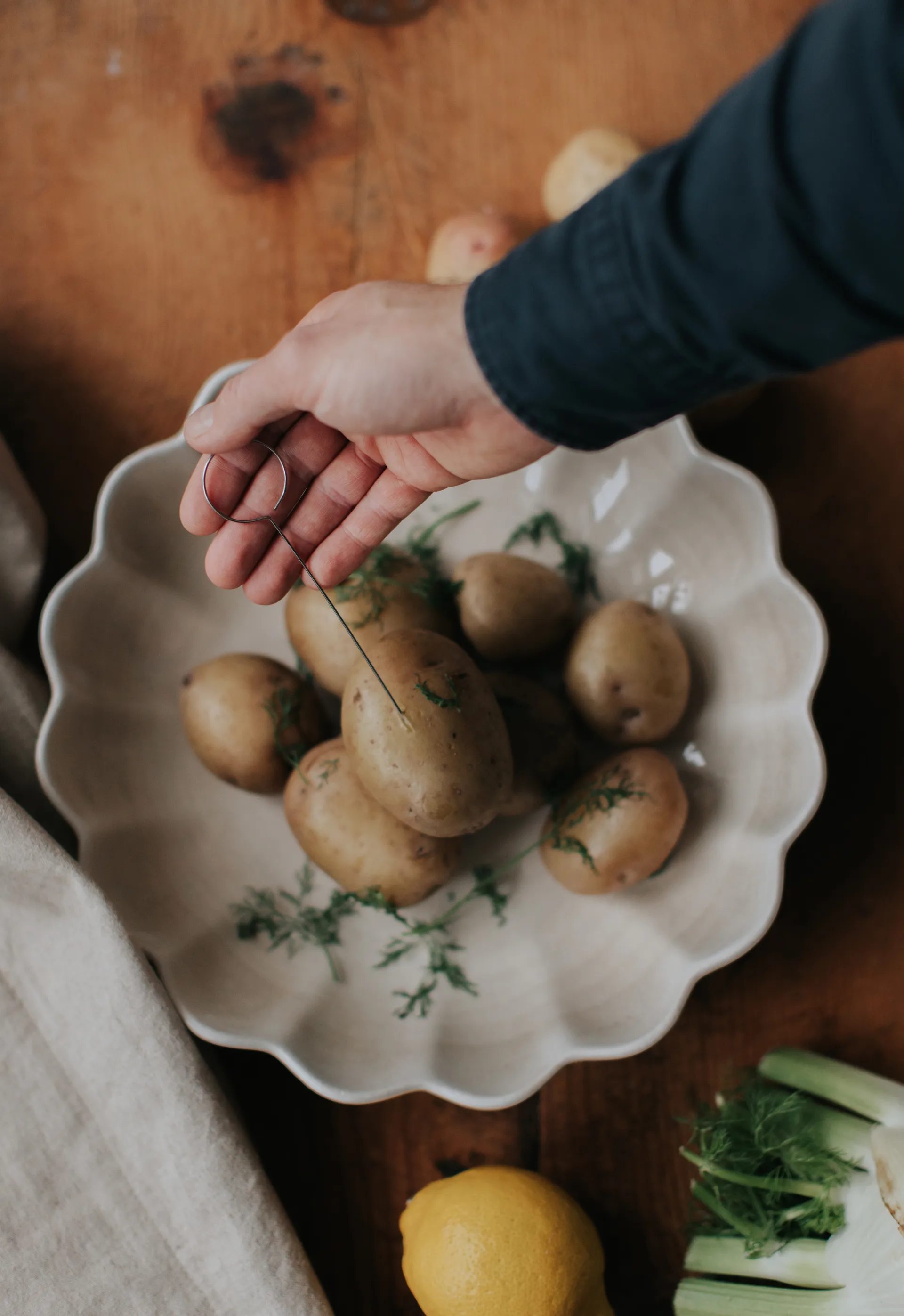 Pihoo peruna- ja vihannestikku 2-pack, Ruostumaton teräs Dorre