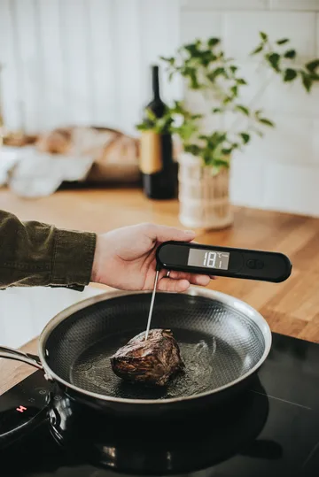 Trina lämpömittari 2-in-1 tikku ja lämpömittari - Musta - Dorre