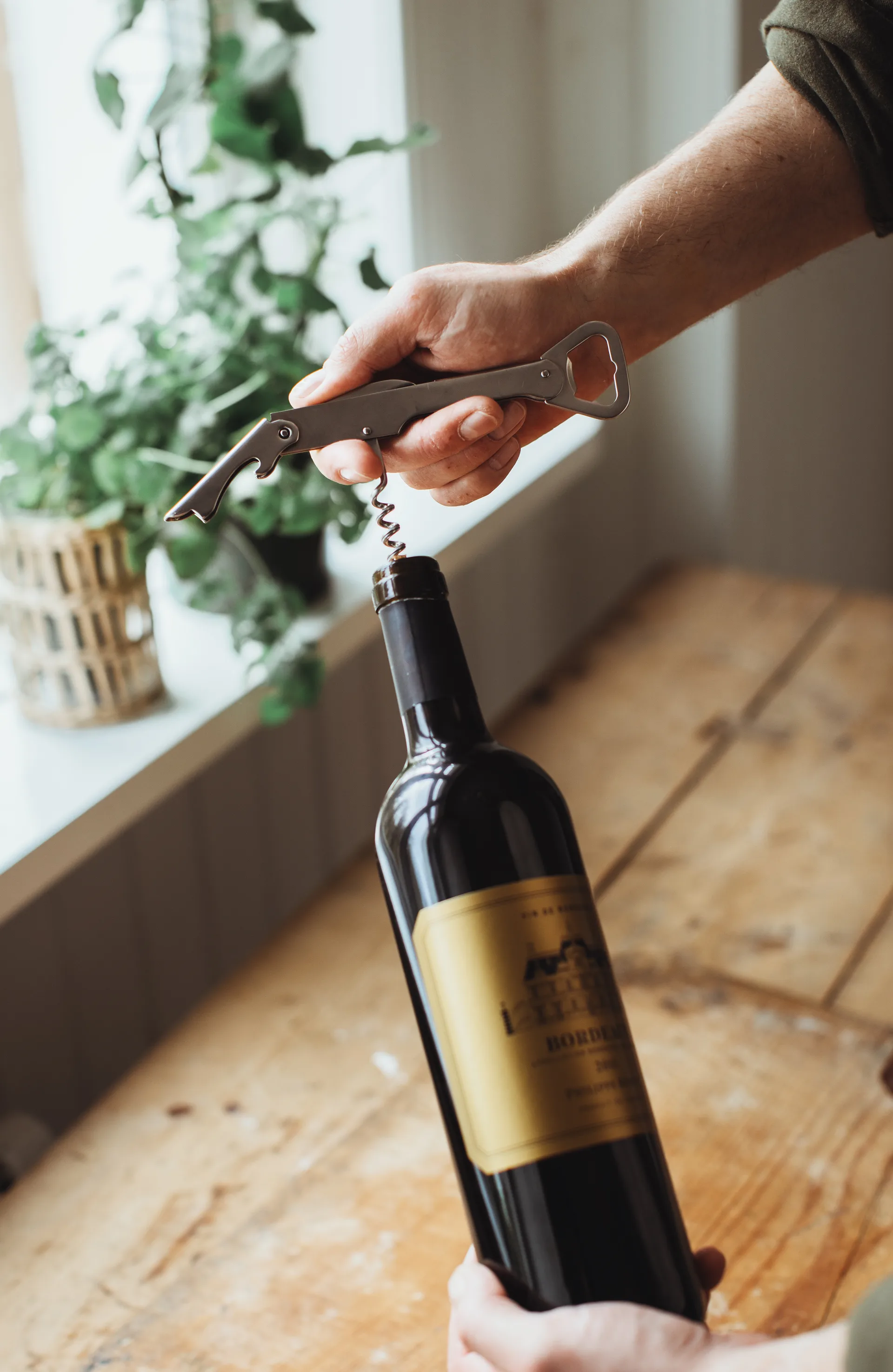 Varda viini- ja kapselinavaaja 14,5 cm, Ruostumaton teräs Dorre