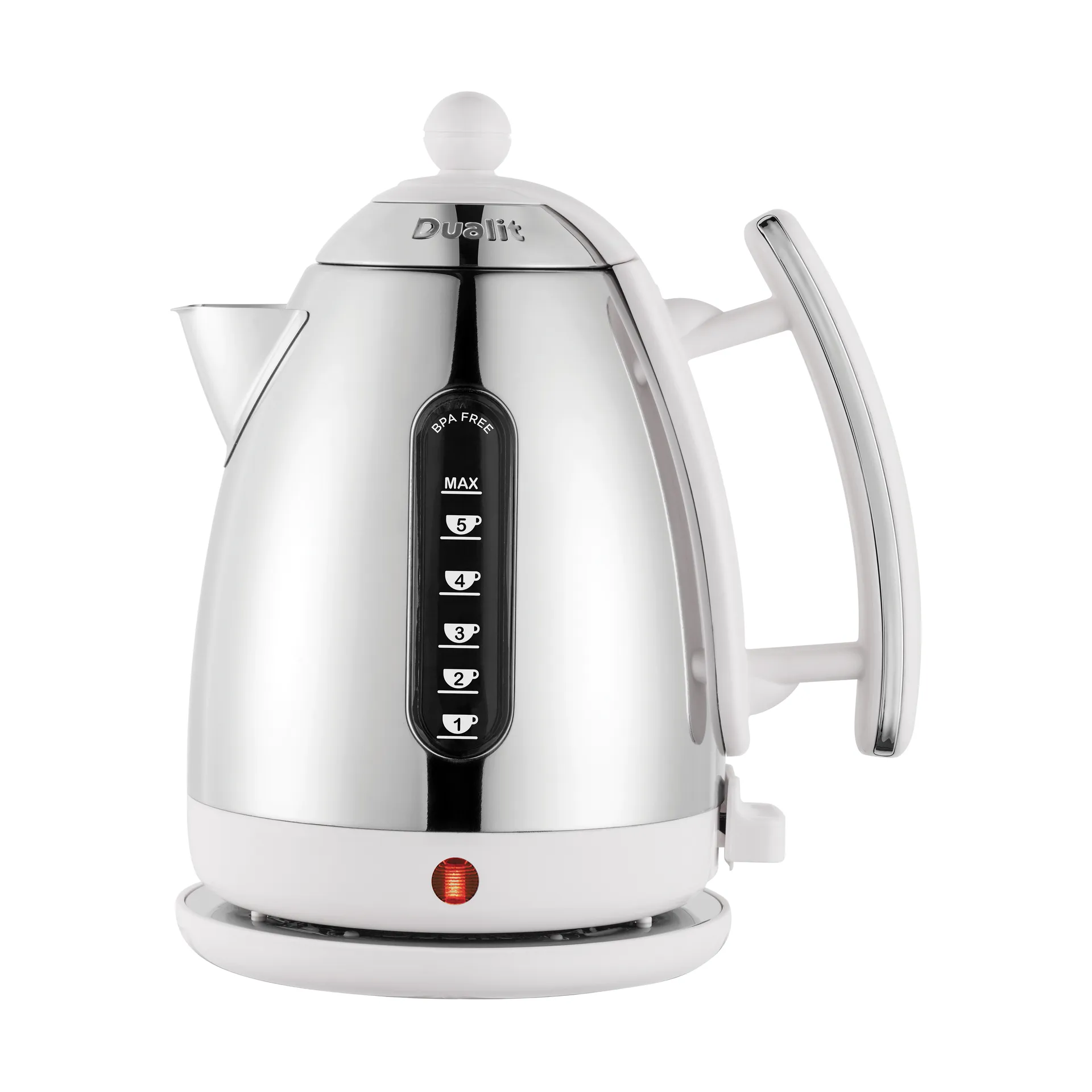 Dualit Lite vedenkeitin 1,5 L, Valkoinen-ruostumaton Dualit