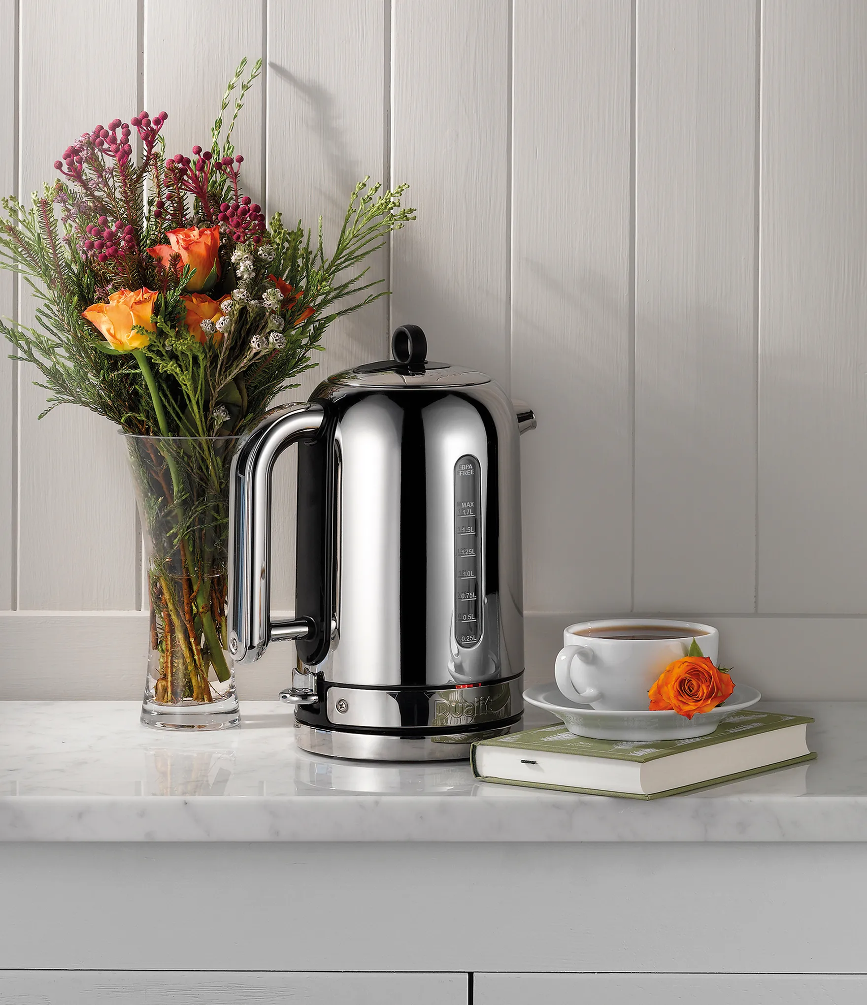 Vedenkeitin Classic 1,7L, Ruostumaton Dualit