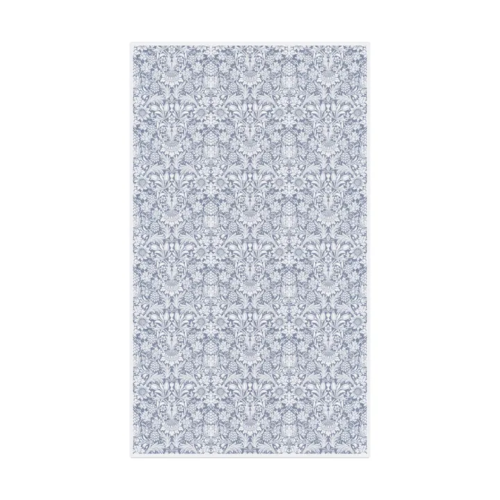 Auringonkukka pöytäliina 150x250 cm - Sininen - Ekelund Linneväveri