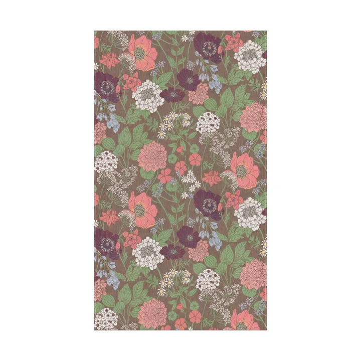 Blomsterfång pöytäliina 145x250 cm - Monivärinen - Ekelund Linneväveri