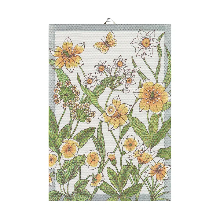 Daffodil keittiöpyyhe 35x50 cm - Keltainen - Ekelund Linneväveri