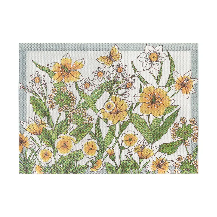 Daffodil pöytätabletti 35x48 cm - Keltainen - Ekelund Linneväveri
