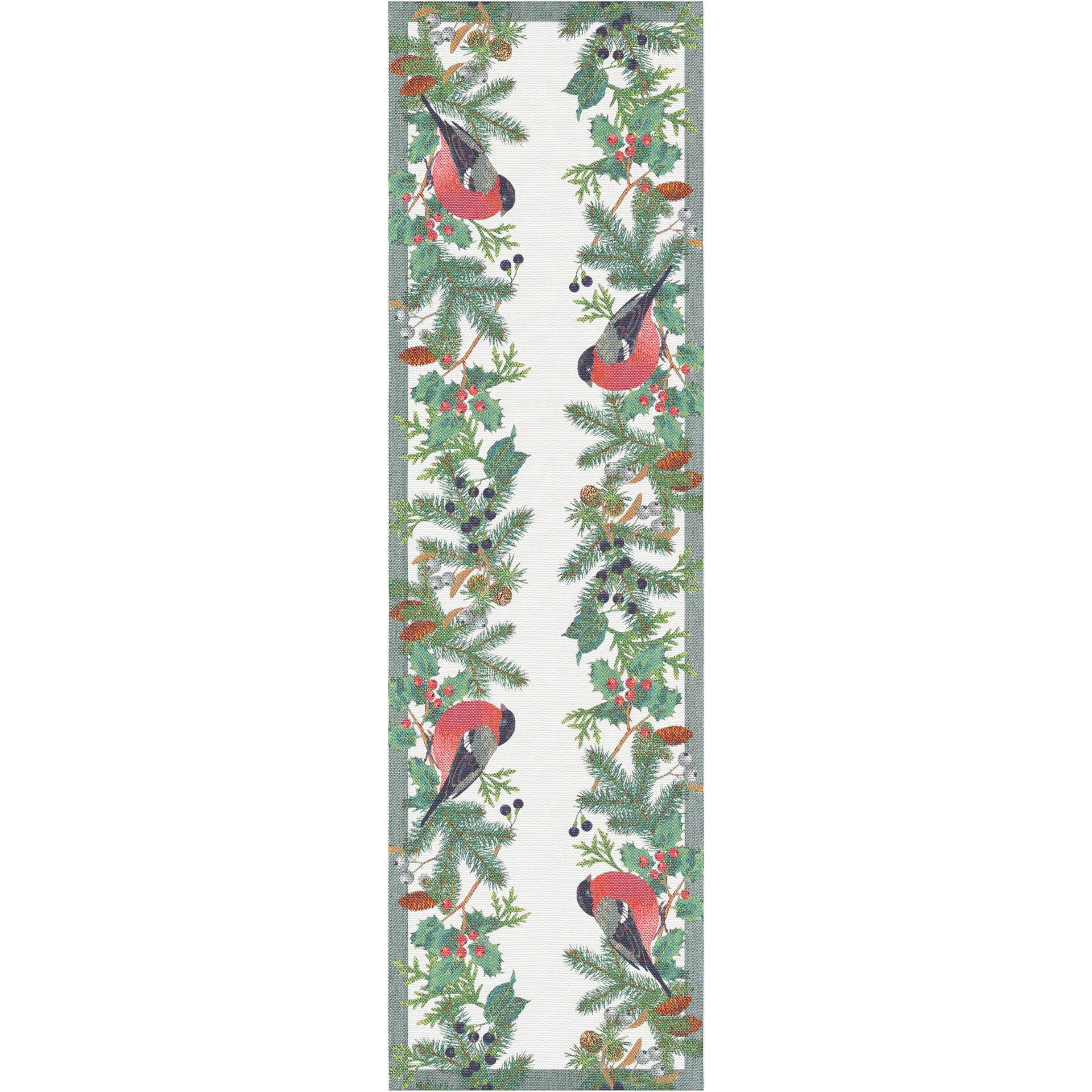 Domherre kaitaliina 35x80 cm, Multi Ekelund Linneväveri