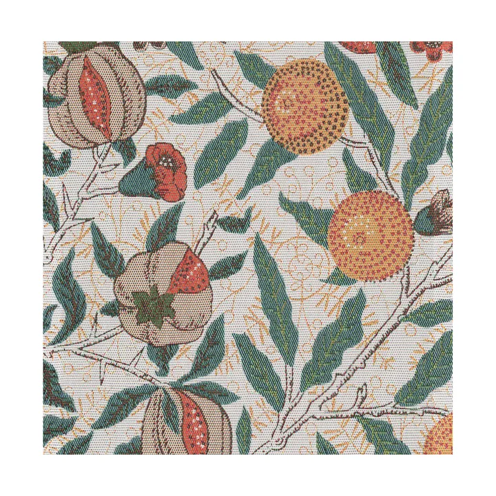 Fruit kangasservetti 35x35 cm - Monivärinen - Ekelund Linneväveri