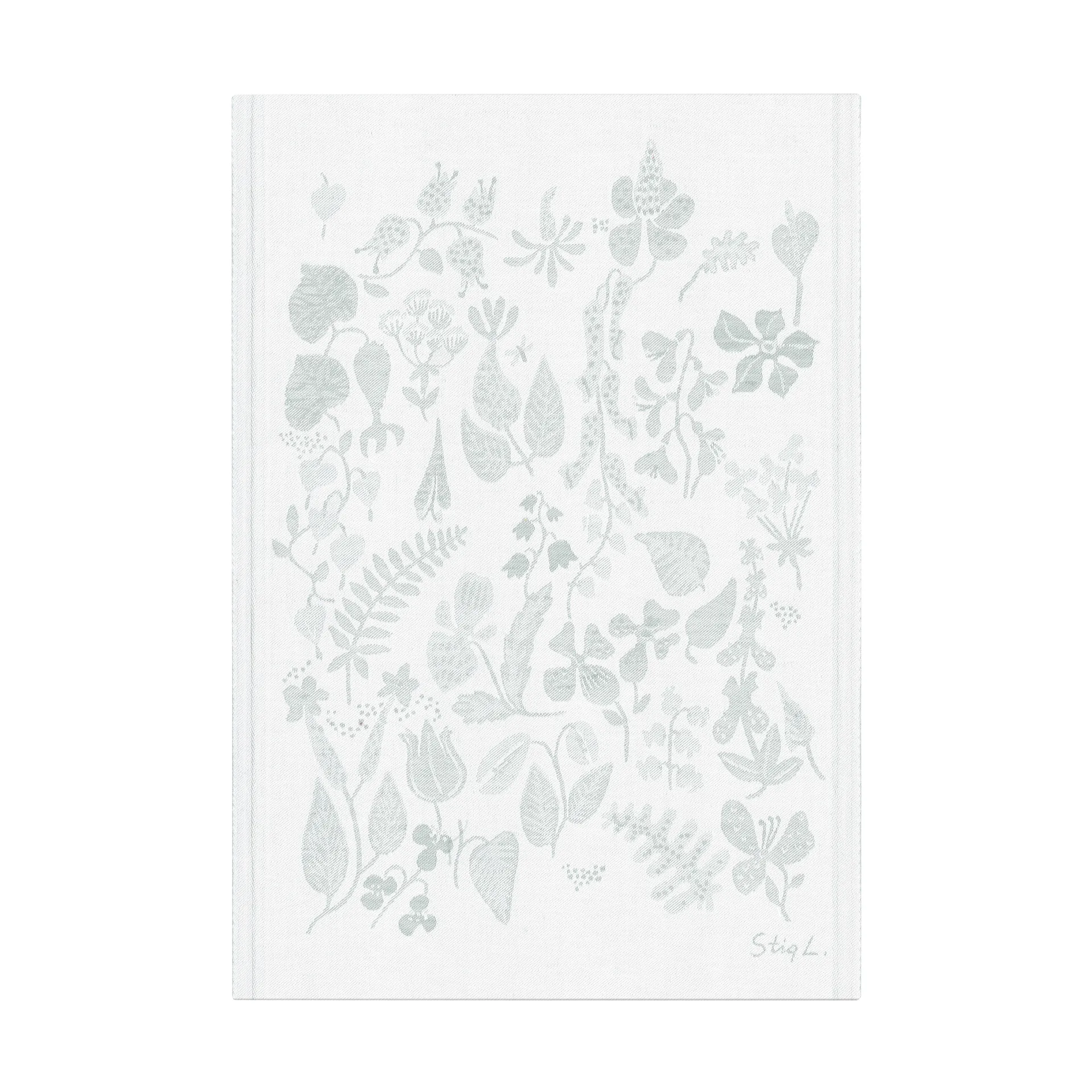 Herbarium keittiöpyyhe 35x50 cm, Harmaa Ekelund Linneväveri