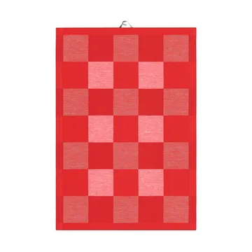 Schack keittiöpyyhe punainen - 35 x 50 cm - Ekelund Linneväveri