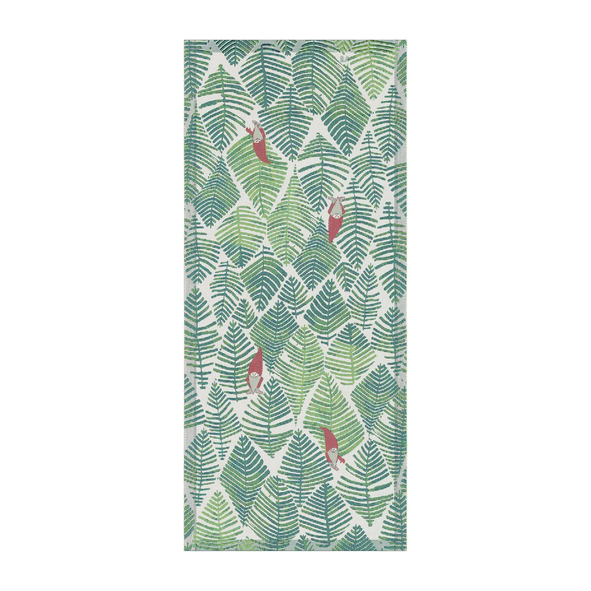 Tipp tapp kaitaliina 35x80 cm, Vihreä Ekelund Linneväveri