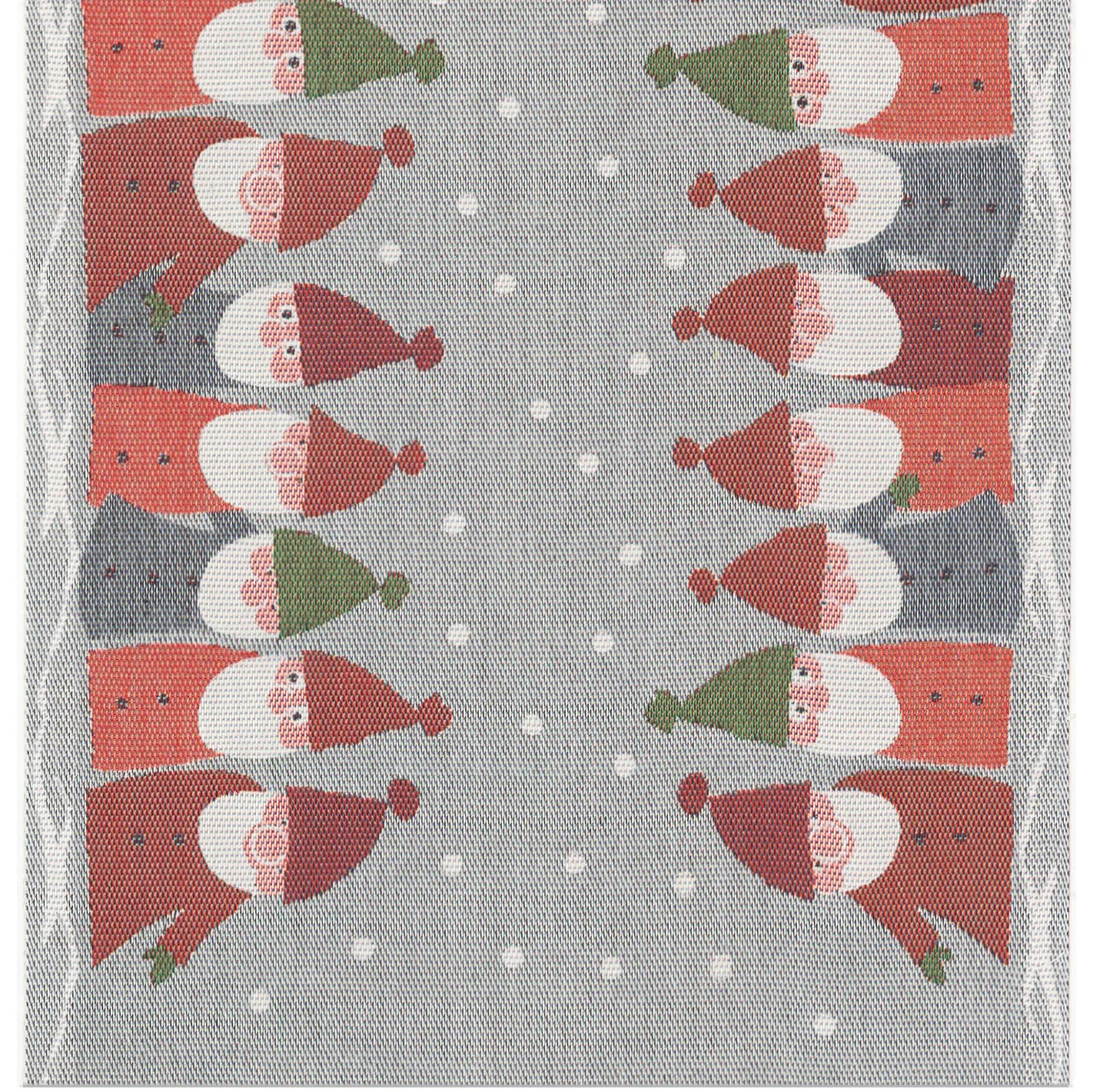 Tomtemöte kaitaliina 35 x 140 cm, Multi Ekelund Linneväveri