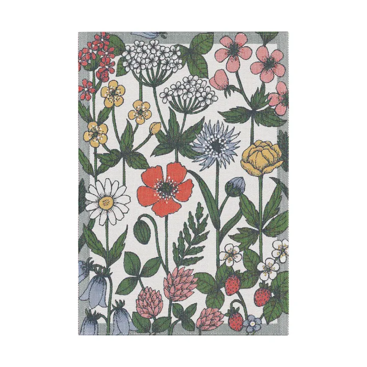 Vildblomster keittiöpyyhe 35x50 cm - Monivärinen - Ekelund Linneväveri