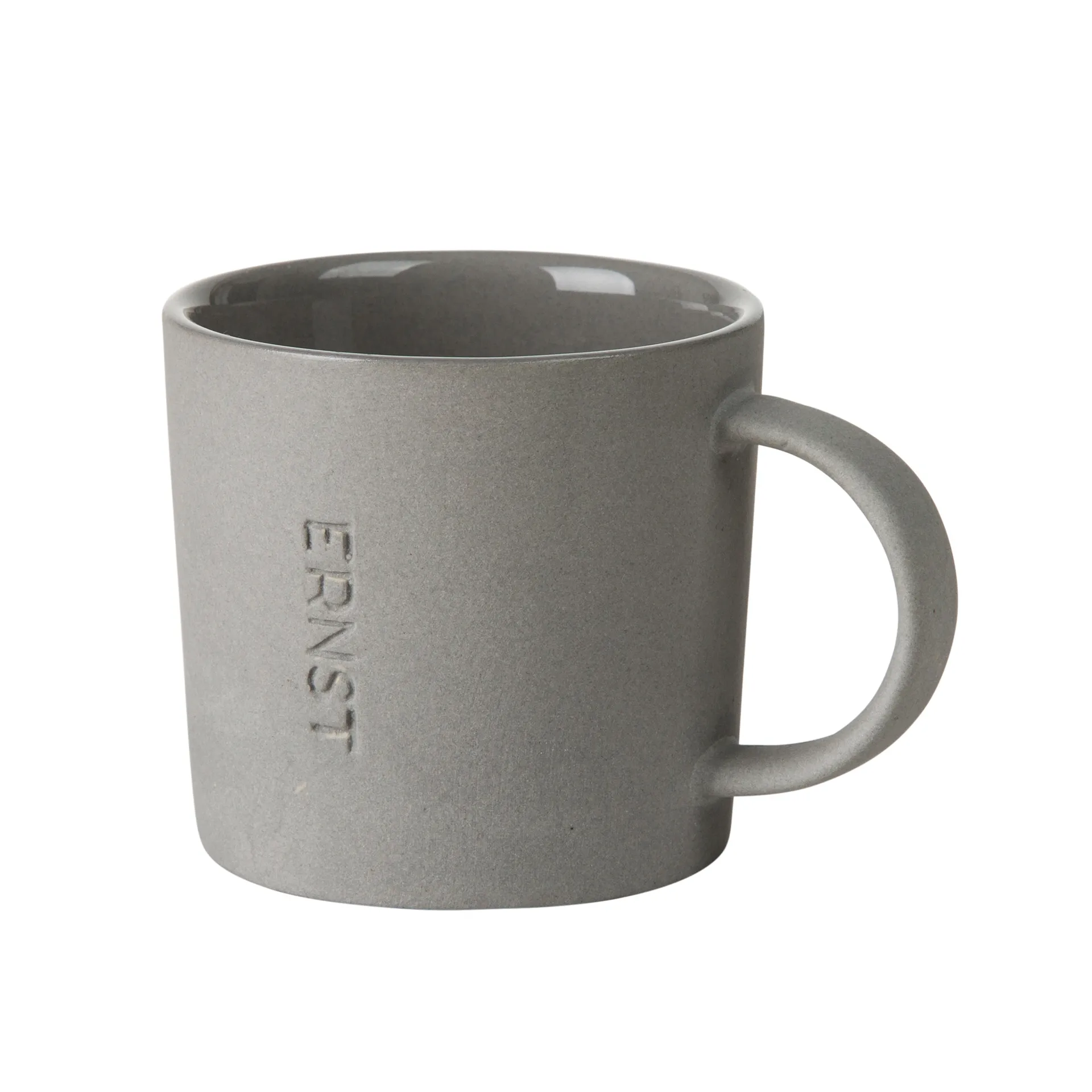 Ernst-espressomuki, kivikeramiikka 10 cl, harmaa ERNST