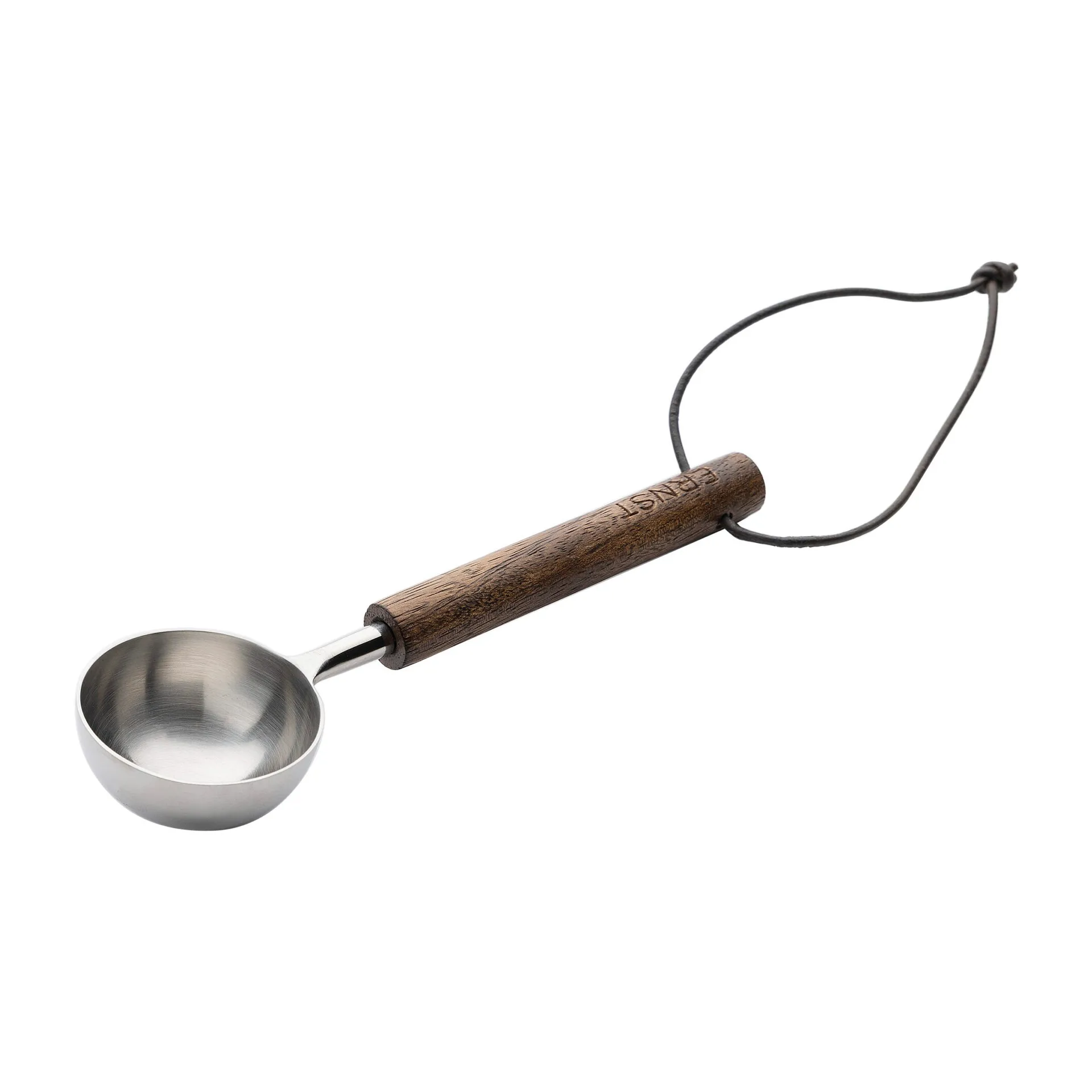 Ernst kahvimitta puukahvalla, Tummanruskea ERNST