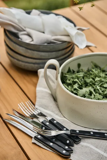 Ernst keittiöpyyhe 47 x 70 cm - Luonnonvärinen-valkoinen - ERNST