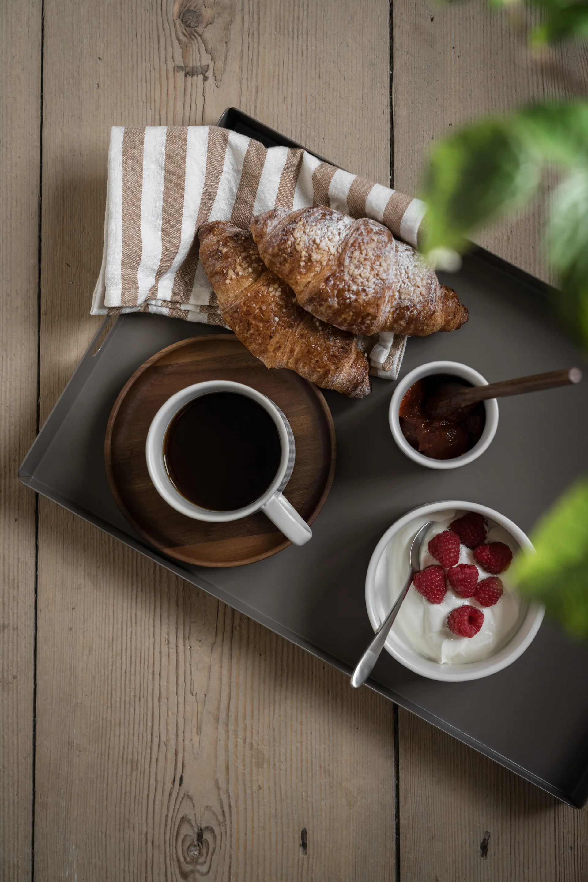 Ernst keittiöpyyhe leveäraidallinen 47x70 cm, Kola-valkoinen ERNST