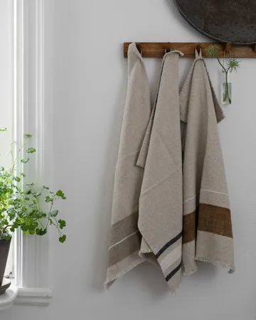 Ernst keittiöpyyhe - Luonnon beige valkoinen, 47x70 cm - ERNST