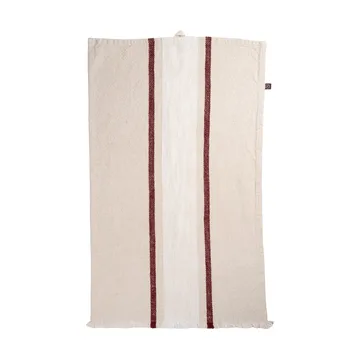 Ernst-keittiöpyyhe - Luonnonvalkoinen–punainen, 47x70 cm - ERNST