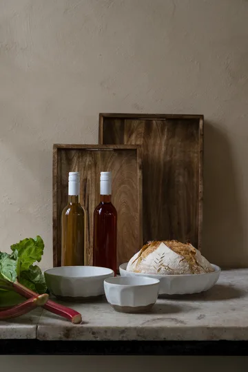 Ernst-kulho kivitavara - Valkoinen-naturel, Ø20 cm - ERNST