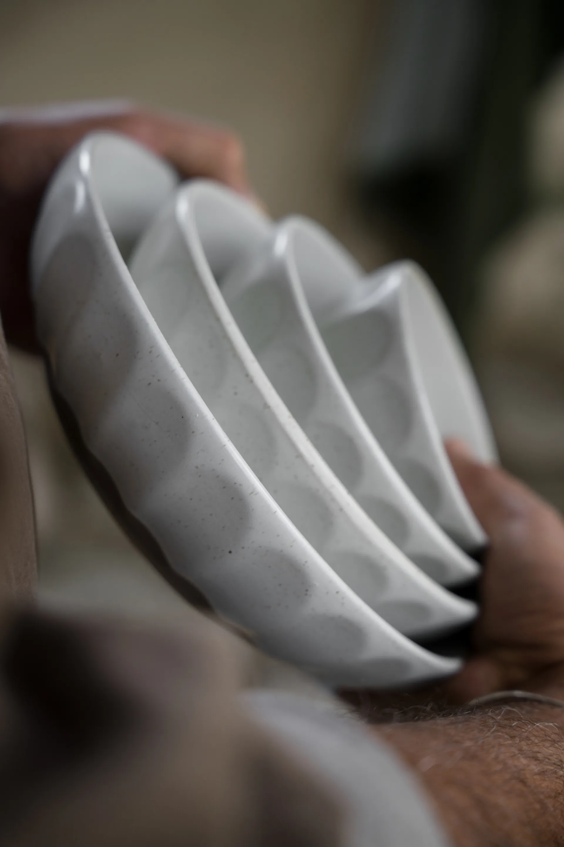 Ernst-kulho kivitavara, Valkoinen-naturel, Ø20 cm ERNST