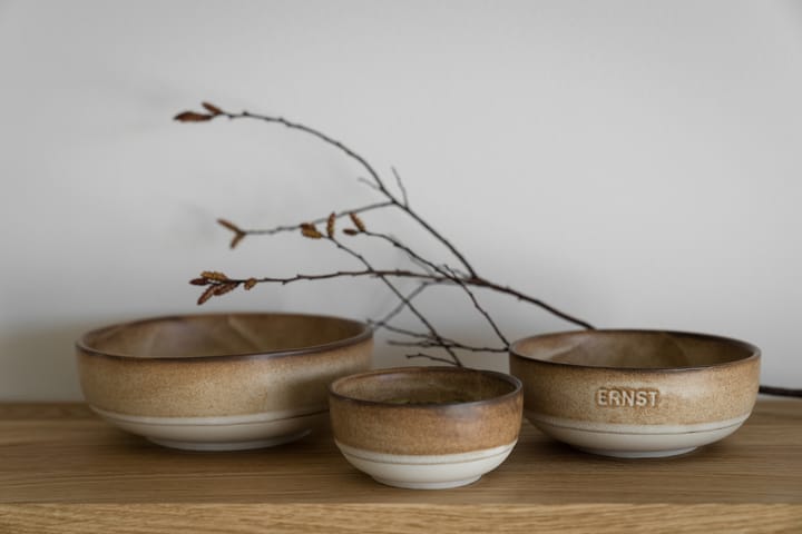 Ernst kulho, Ruskea-luonnon pohja, Ø11 cm ERNST