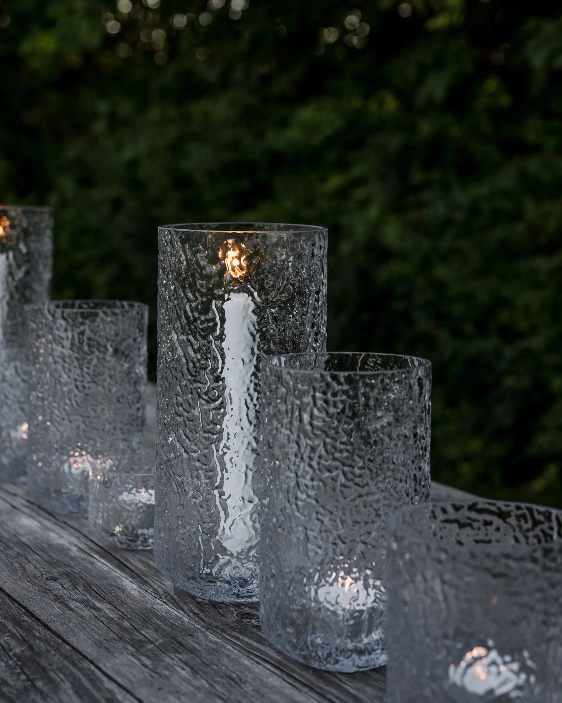 Ernst kynttilälyhty kuvioitu, Ø9x15 cm ERNST