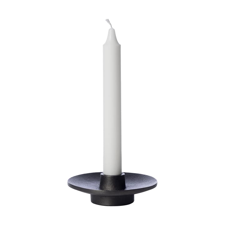 Ernst kynttilänjalka alumiini Ø12 cm, Musta ERNST