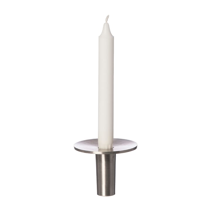 Ernst kynttilänjalka harjattu alumiini Ø 9,2 cm, 7 cm ERNST