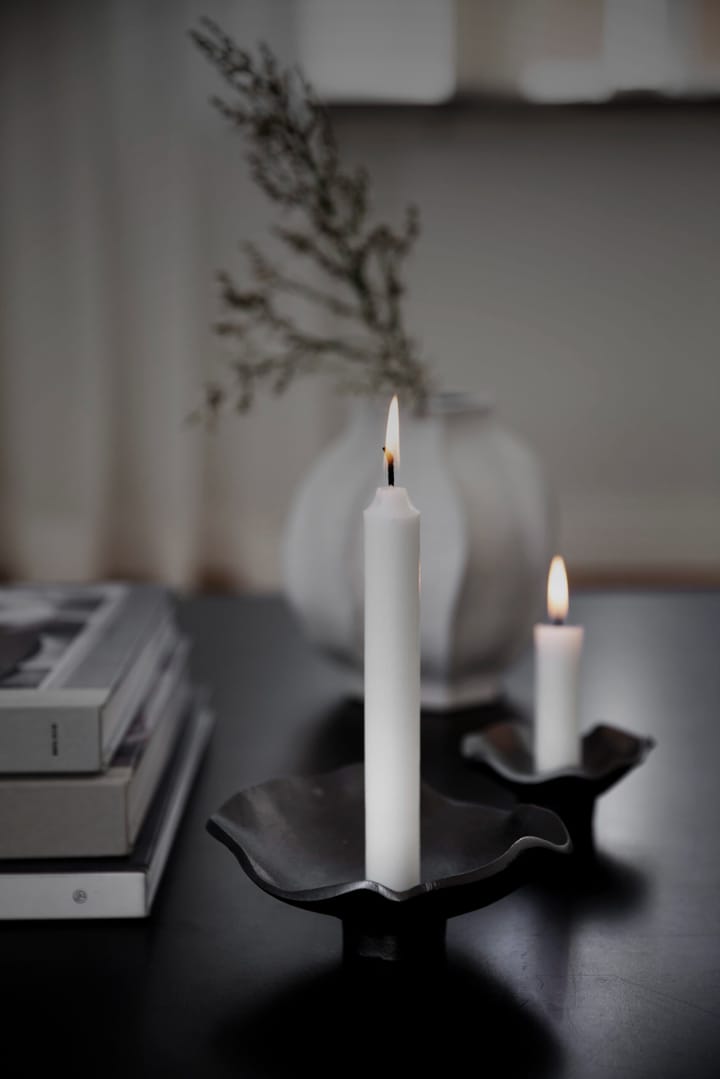 Ernst kynttilänjalka musta alumiini, Ø14 cm ERNST